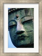 Close-up of a statue of Buddha, Daibutsu, Kamakura, Tokyo, Japan Fine Art Print