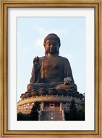 Tian Tan Buddha, Po Lin Monastery, Hong Kong, China Fine Art Print