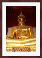 Statue of Buddha, Ayutthaya, Thailand Fine Art Print