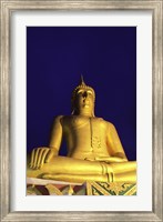 The Statue of Buddha, Wat Phra Yai, Ko Samui, Thailand Fine Art Print