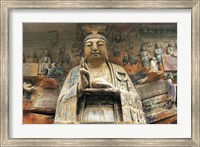 Buddhist Cliff Sculptures, Dazu, China Fine Art Print