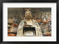 Buddhist Cliff Sculptures, Dazu, China Fine Art Print
