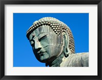 Close-up of a statue, Daibutsu Great Buddha, Kamakura, Japan Framed Print
