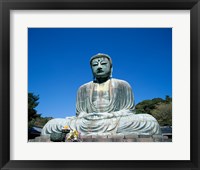 Daibutsu Great Buddha, Kamakura, Honshu, Japan Framed Print