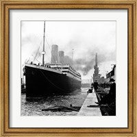 Titanic at the docks of Southampton Fine Art Print