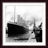 Titanic at the docks of Southampton Fine Art Print