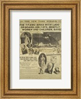 New York Herald front page about the Titanic Disaster Fine Art Print