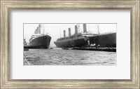 Olympic and Titanic Fine Art Print