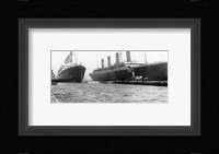 Olympic and Titanic Fine Art Print