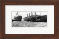 Olympic and Titanic Fine Art Print