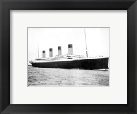 Titanic B&W Framed Print