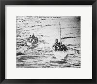 Titanic Life Boats on Way to Carpathia Fine Art Print