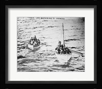 Titanic Life Boats on Way to Carpathia Fine Art Print