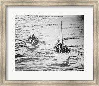 Titanic Life Boats on Way to Carpathia Fine Art Print