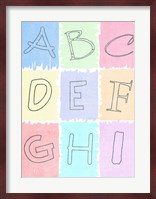 Alphabet I Fine Art Print