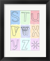 Alphabet III Fine Art Print