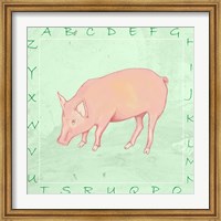 Pig Alphabet Fine Art Print
