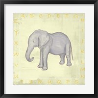 Elephant Alphabet Fine Art Print