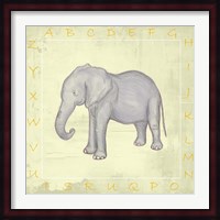 Elephant Alphabet Fine Art Print
