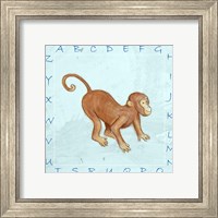 Monkey Alphabet Fine Art Print