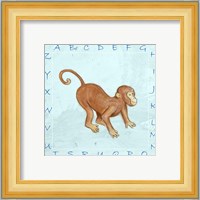 Monkey Alphabet Fine Art Print