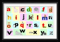 Animal Alphabet Fine Art Print