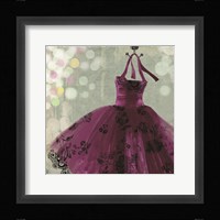 Fuschia Dress I Framed Print
