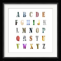 Alphabet Poster Fine Art Print