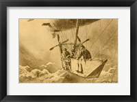 Gondola of the P II Reporting Arrival of a Wright flyer Framed Print