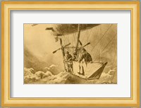 Gondola of the P II Reporting Arrival of a Wright flyer Fine Art Print