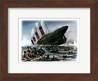Titanic Sinking Fine Art Print