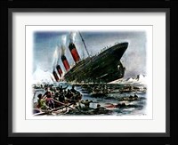 Titanic Sinking Fine Art Print