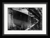 Titanic Constructed at the Harland and Wolff Shipyard in Belfast Before Sail Fine Art Print