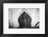 Titanic at the Thompson Graving Dock Fine Art Print