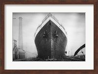 Titanic at the Thompson Graving Dock Fine Art Print