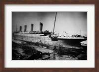Docked Titanic Fine Art Print