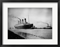 Titanic's Tugboats Framed Print