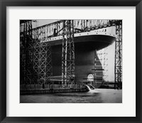 Titanic Constructed at the Harland and Wolff Shipyard in Belfast Photo Framed Print