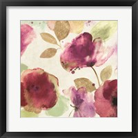 Watercolour Florals I Framed Print
