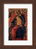 Madonna and Child with two Votaries Fine Art Print