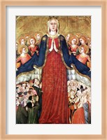 Madonna with angels Fine Art Print