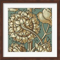 Sunflower Woodblock III Fine Art Print