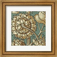 Sunflower Woodblock III Fine Art Print