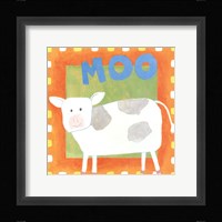 Moo Framed Print
