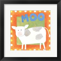 Moo Framed Print