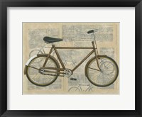 Tour by Bicycle I Framed Print