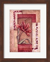 Red Tulip Collage II Fine Art Print