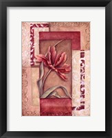 Red Tulip Collage II Fine Art Print