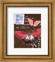 Le Papillon Script II Fine Art Print