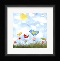 Bird Land Framed Print